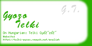 gyozo telki business card